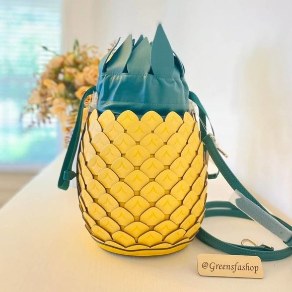 kate spade purse pineapple colada crossbody new